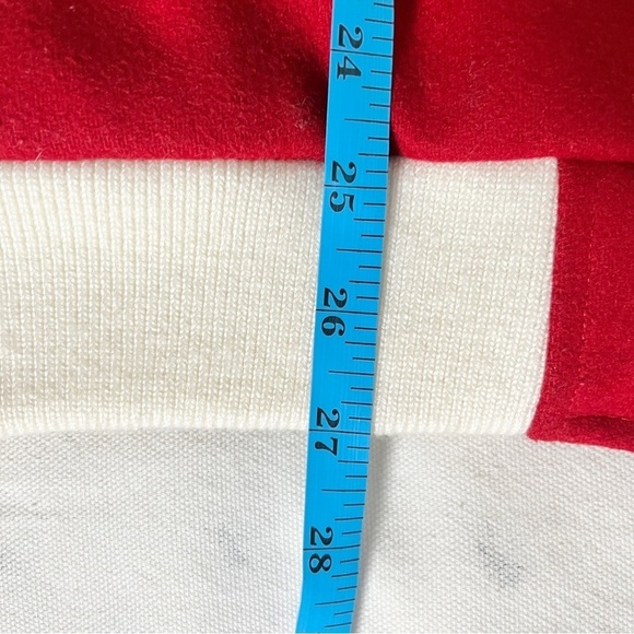 Joyrich Retro Y2K 90s Graffiti Wool Blend Varsity Letterman Red Bomber Jacket, M - Picture 14 of 16